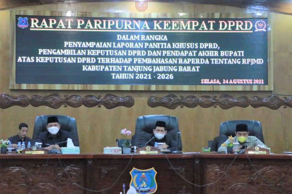 Wabup Hairan Hadiri Rapat Paripurna Keempat DPRD Tanjung Jabung Barat