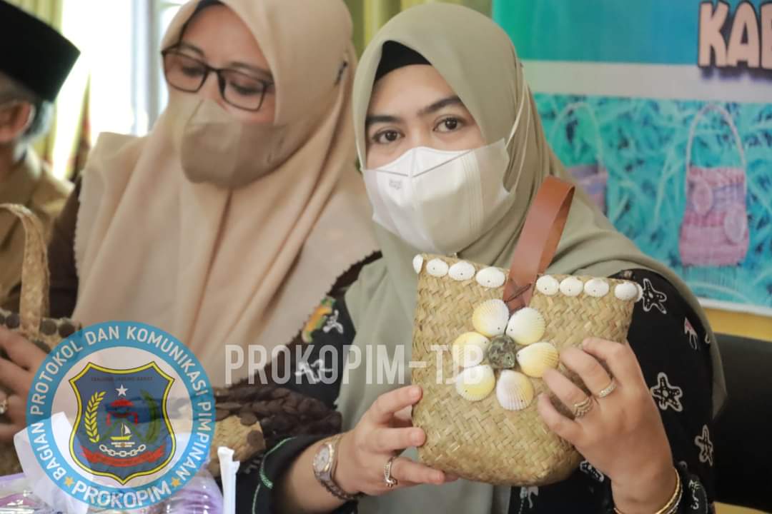 Fadhillah Sadat Buka Pelatihan Mengayam Purun di Desa Kuala Indah